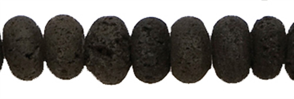 Strang Button, Lava, 12mm | Schreier Großhandel Edelsteine, Heilsteine & Schmuck