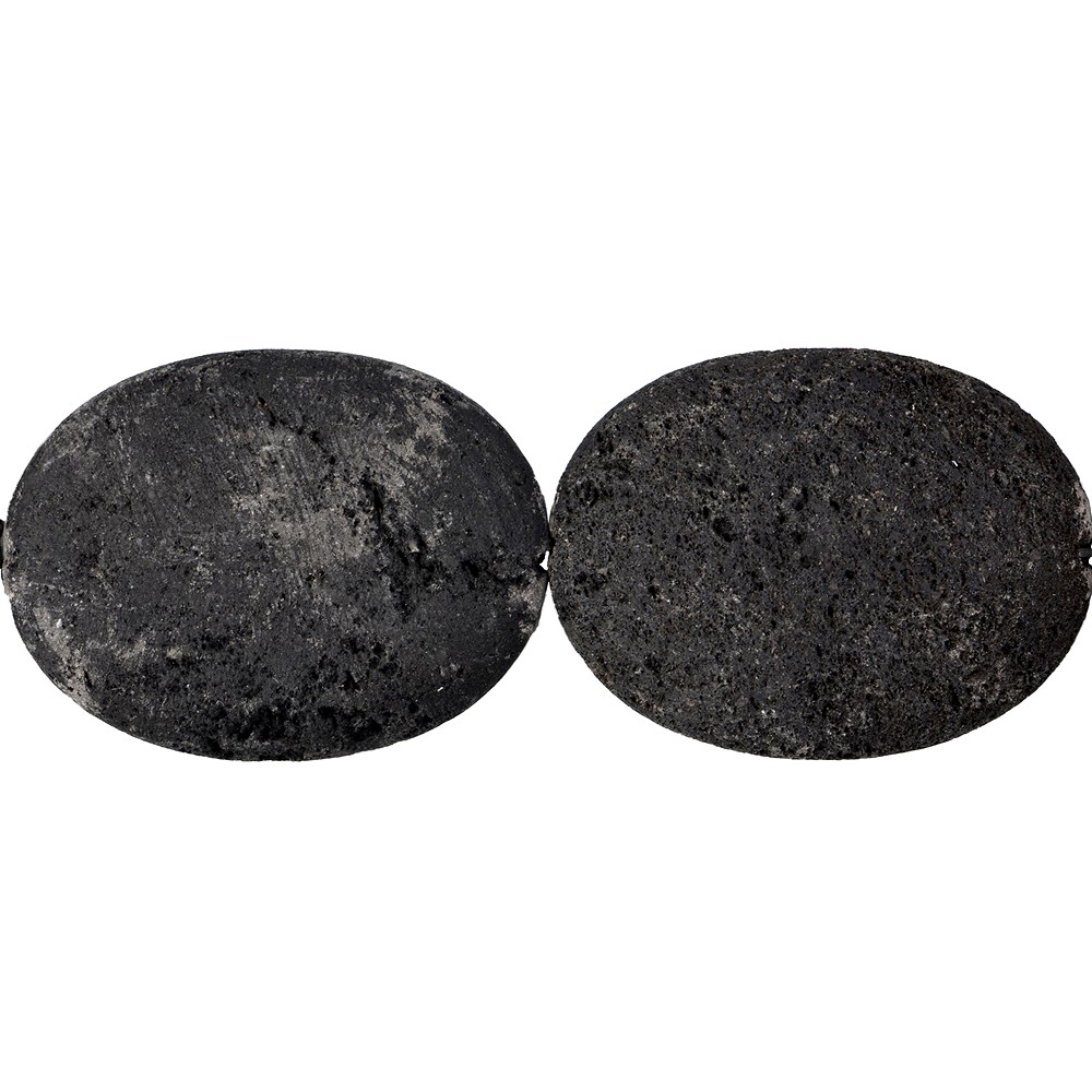 Rang de colliers Lentille, lave, 40 x 30mm | Marco Schreier