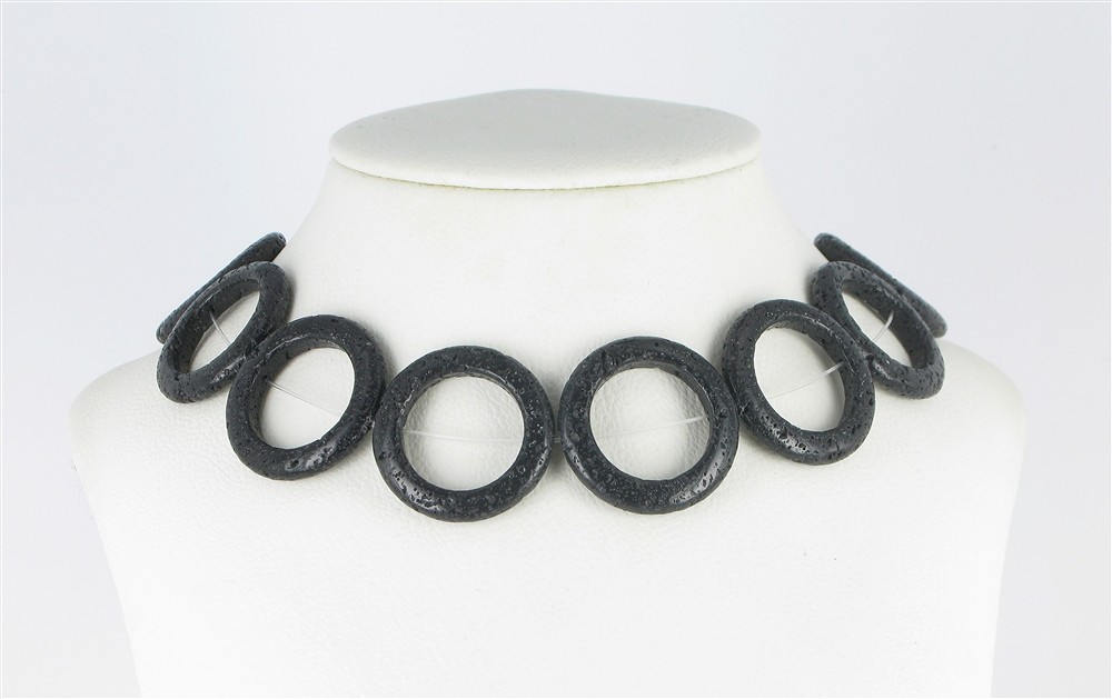 Rangs de colliers cadre, lave (polie/cirée), 30mm | Marco Schreier