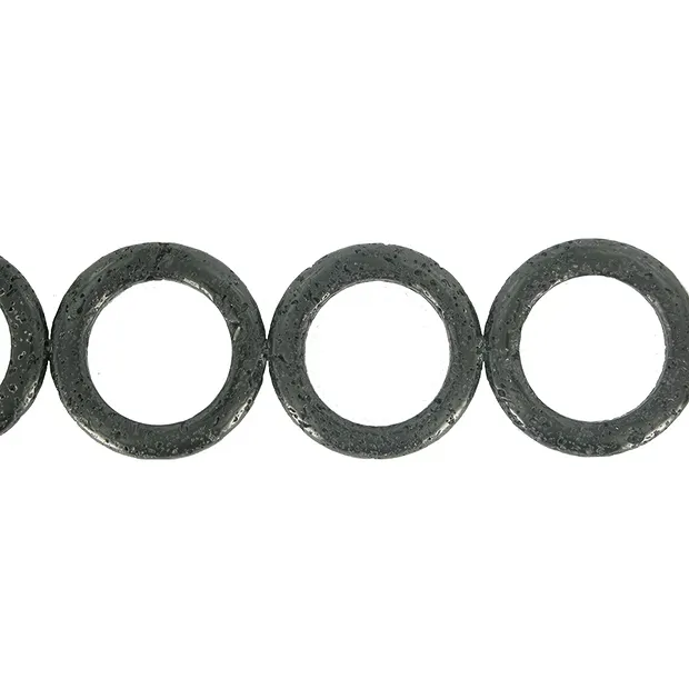 Strang Rahmen, Lava (poliert/gewachst), 30mm | Edelsteine, Heilsteine & Schmuck