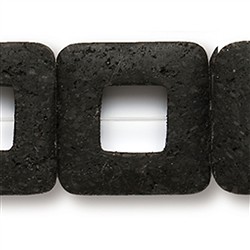 142480301510 Cornice per fili, lava, 25 x 25 mm | Gemme Schreier, pietre curative e gioielli