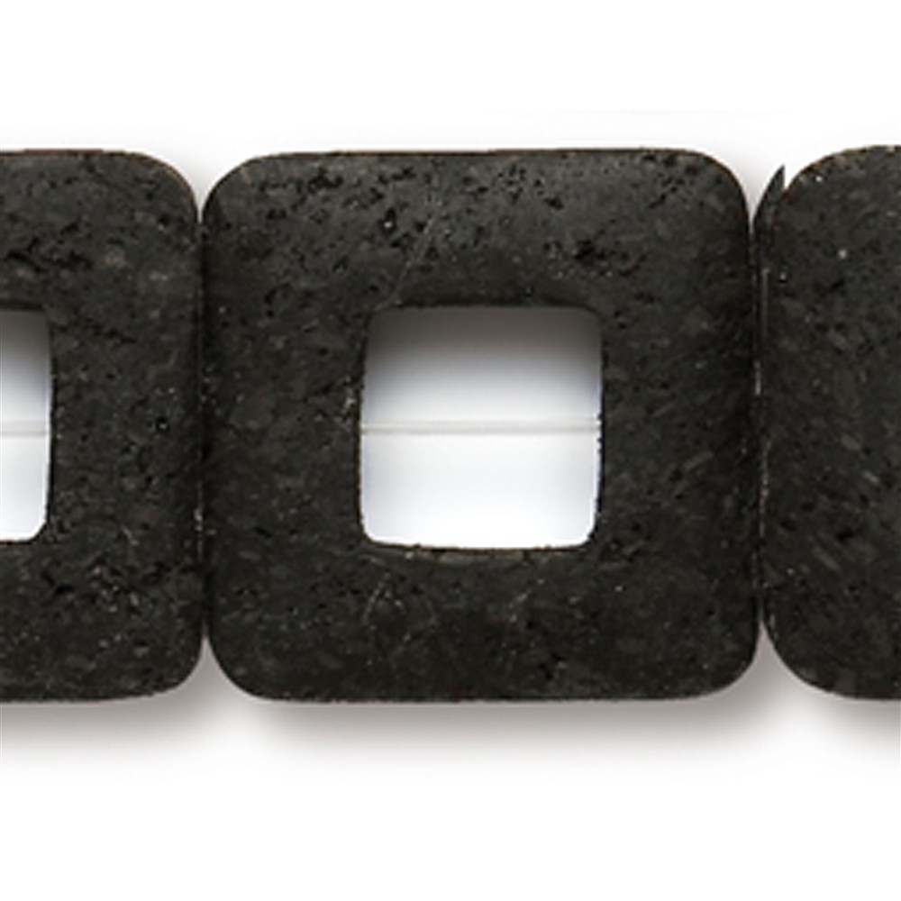 Rang de colliers cadre, lave, 25 x 25mm | Marco Schreier