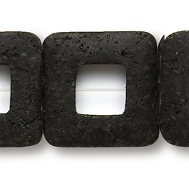 Rang de colliers cadre, lave, 25 x 25mm | Marco Schreier