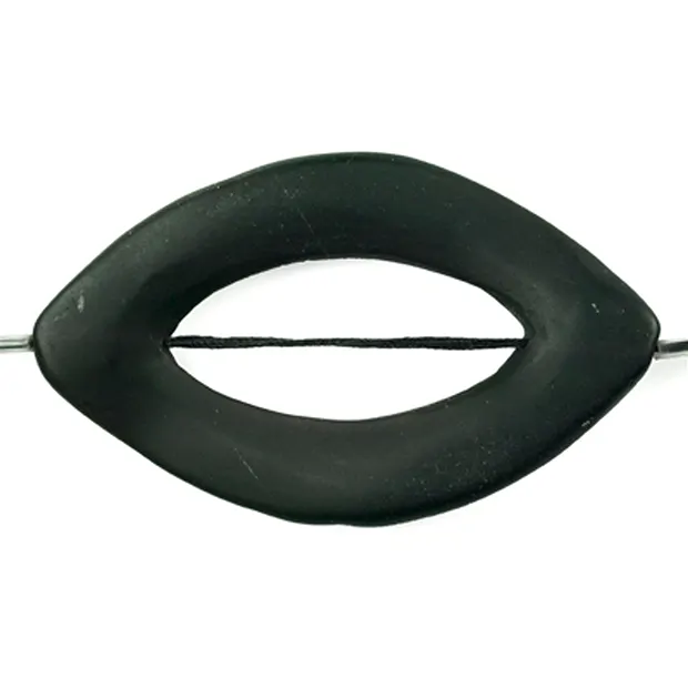 Strang Rahmen, Lava, 40 x 30mm | Großhändler Edelsteine, Heilsteine & Schmuck