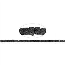 142480409210 Rang de colliers, Lava, 03-04 x 05-06mm (39cm) | Marco Schreier