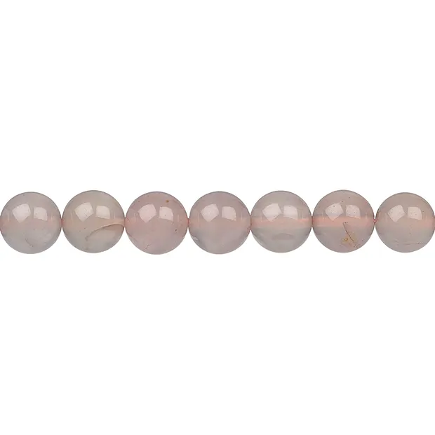 Strang Kugeln, Chalcedon (rosa), 10mm | Edelsteine, Heilsteine & Schmuck-Handel