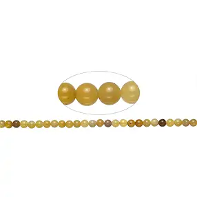 Strang Kugeln, Opal (Honigopal), 07,5 - 08,0mm | Marco Schreier