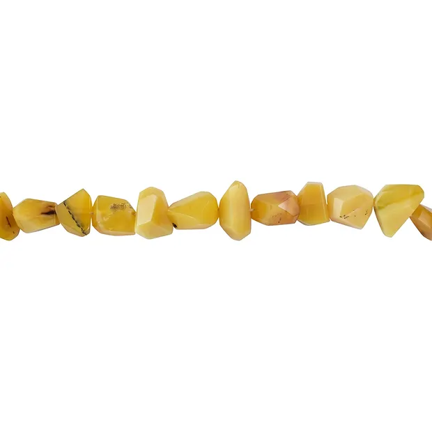 Rang de colliers, forme libre, opale (opale de miel), 1,0-2,0 x 1,0-2,0cm (42cm) | Marco Schreier