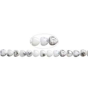 Strang Herzen, Opal (Milchopal), 10mm | Edelsteine, Heilsteine & Schmuck-Handel