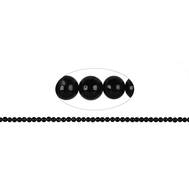 String Beads, Hypersthene, 05mm | wholesaler gems, healing stones & jewelry