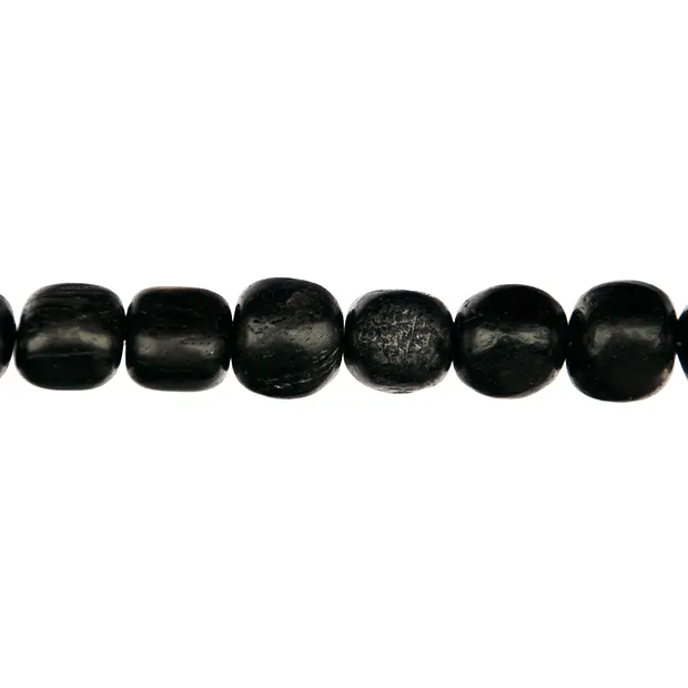 Stringed beads cube/nugget, Hypersthene, 10 - 14mm | Marco Schreier