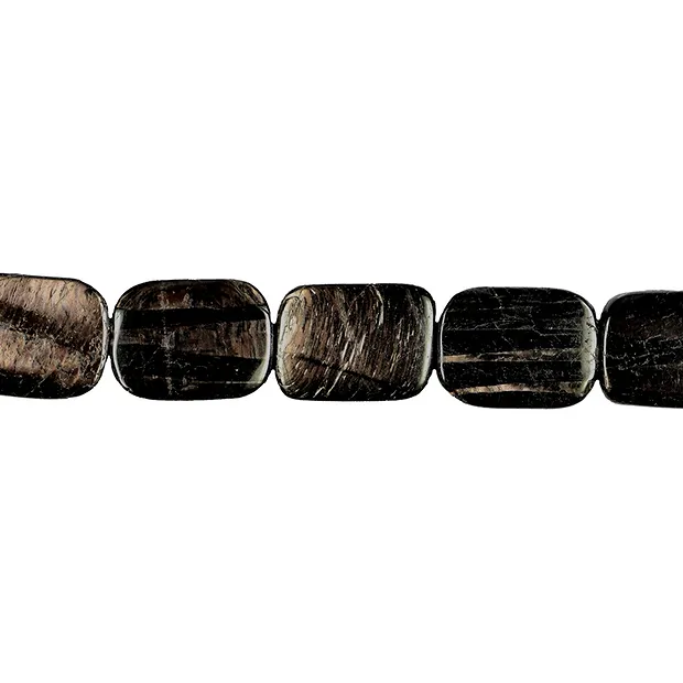 Strang Rechteck, Hypersthen, 20 x15mm | Edelsteine, Heilsteine & Schmuck-Handel