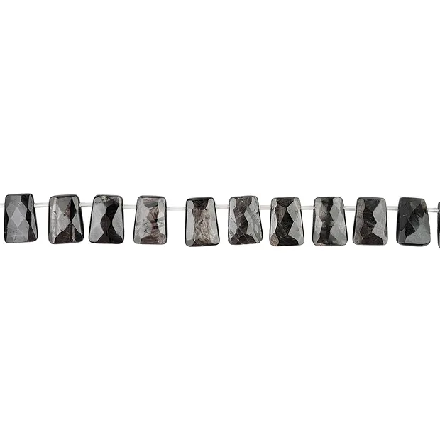 Strang Trapez, Hypersthen, 15-18 x 25mm | GH Edelsteine, Heilsteine & Schmuck