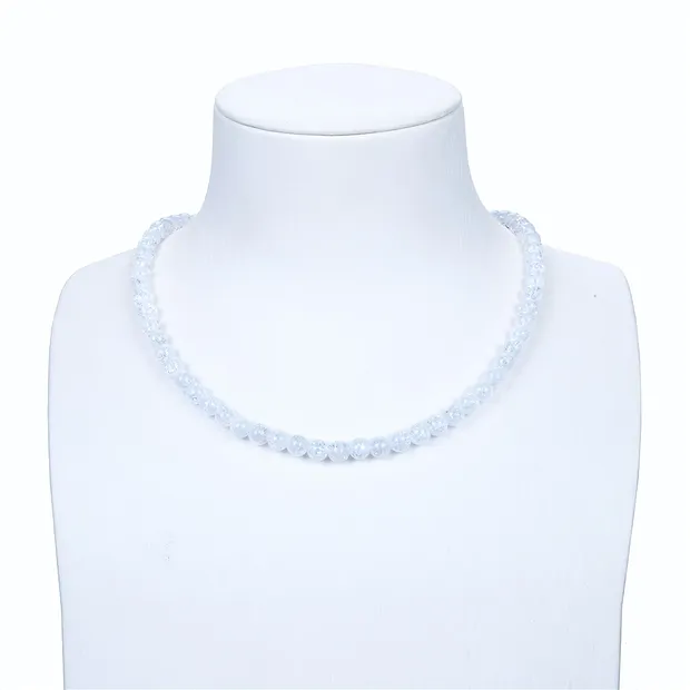 Strang Kugeln, Crashed Crystal, 06mm | Schreier Edelsteine, Heilsteine & Schmuck
