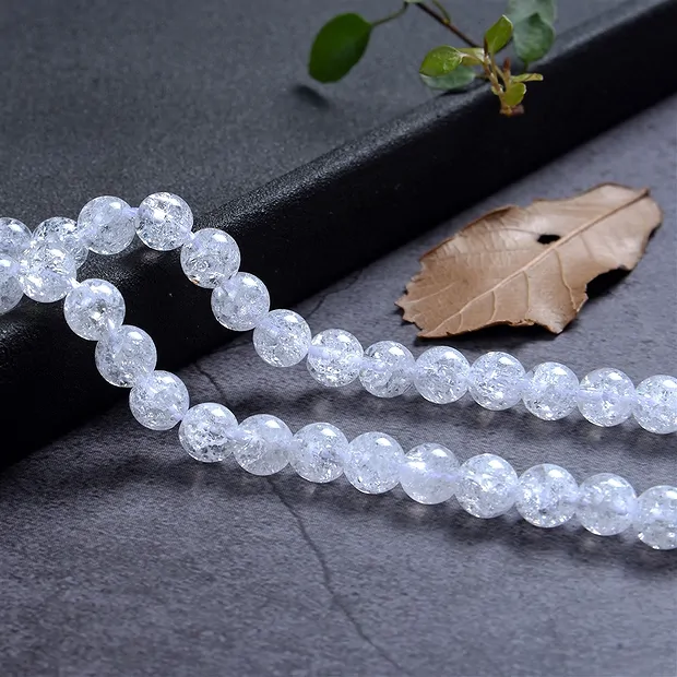 String Beads, Crashed Crystal, 06mm | wholesaler gems, healing stones & jewelry