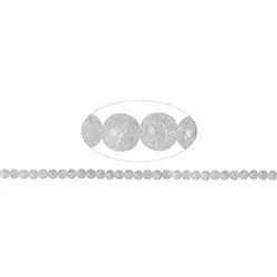 142610100520 Rang de collier boules, Crashed Crystal, 06mm | Marco Schreier
