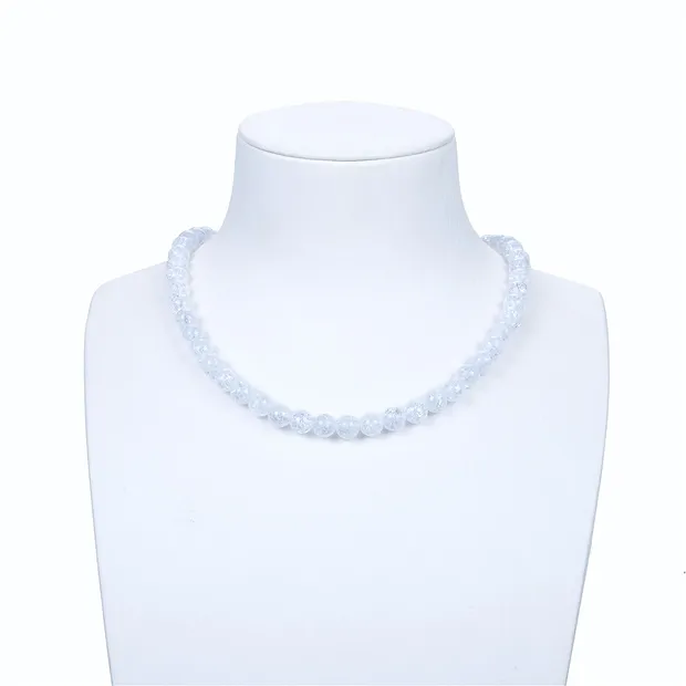 Strang Kugeln, Crashed Crystal, 08mm | Schreier Edelsteine, Heilsteine & Schmuck