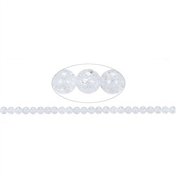 142610100720 String Beads, Crashed Crystal, 08mm | wholesaler gems, healing stones & jewelry