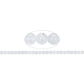 String Beads, Crashed Crystal, 08mm | wholesaler gems, healing stones & jewelry
