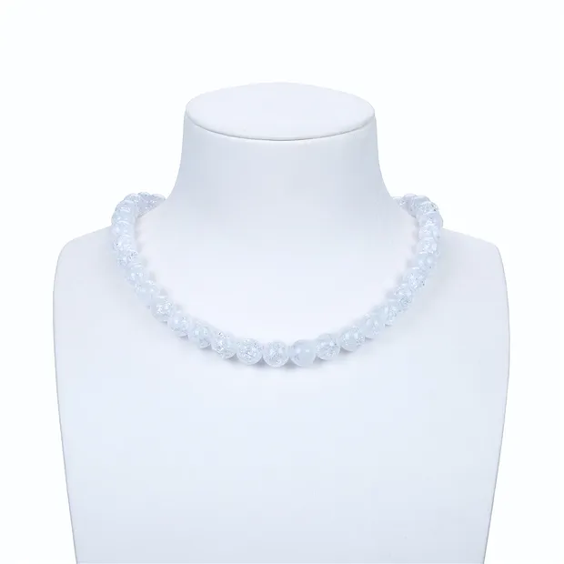 Strang Kugeln, Crashed Crystal, 10mm | Schreier Edelsteine, Heilsteine & Schmuck