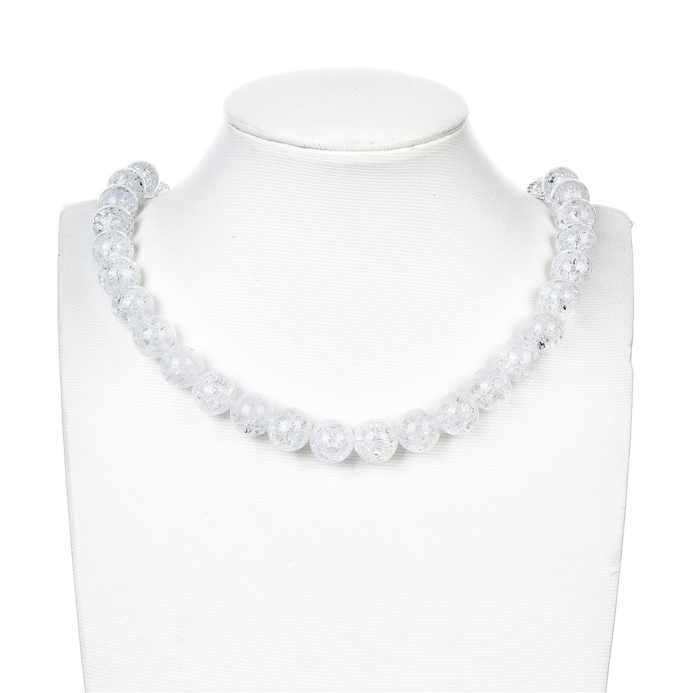 Rang de colliers boules, Crashed Crystal, 12mm | Marco Schreier