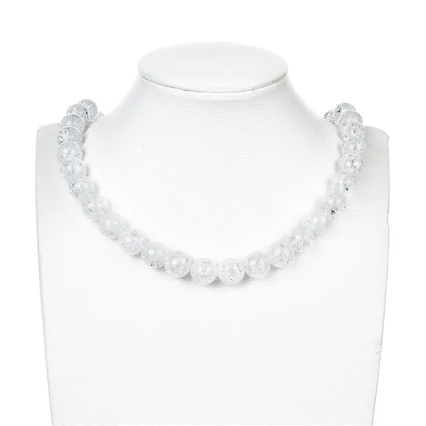 Strang Kugeln, Crashed Crystal, 12mm | Schreier Edelsteine, Heilsteine & Schmuck