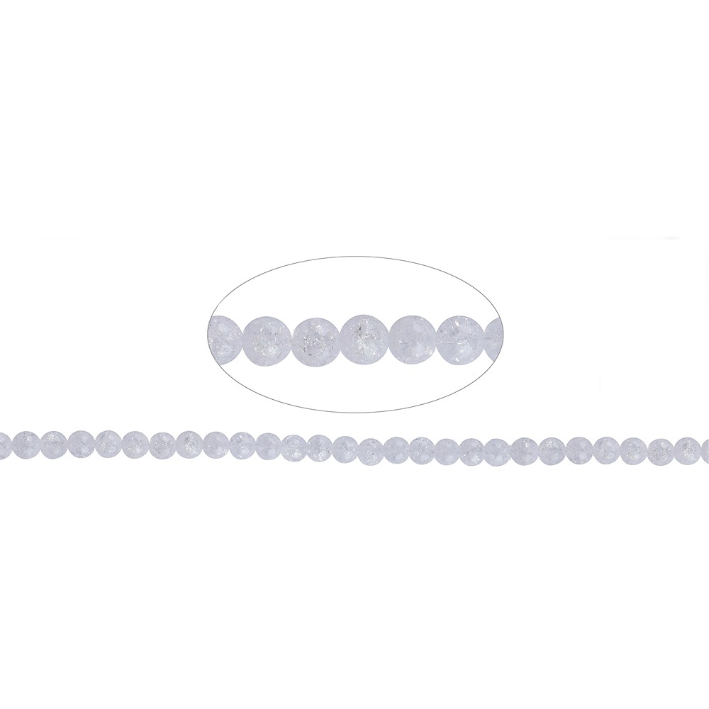 Rang de colliers boules, Crashed Crystal, 12mm | Marco Schreier