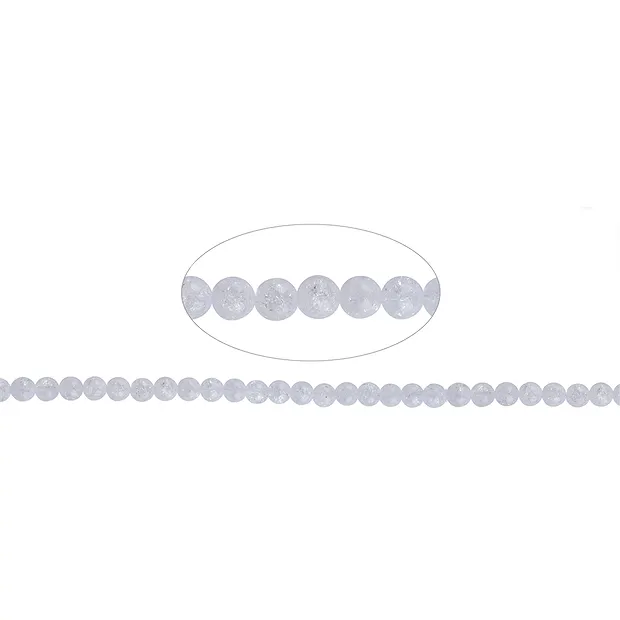 Strang Kugeln, Crashed Crystal, 12mm | Schreier Edelsteine, Heilsteine & Schmuck