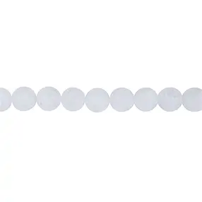 Strang Kugeln, Crashed Crystal, matt, 16mm | GH Edelsteine, Heilsteine & Schmuck