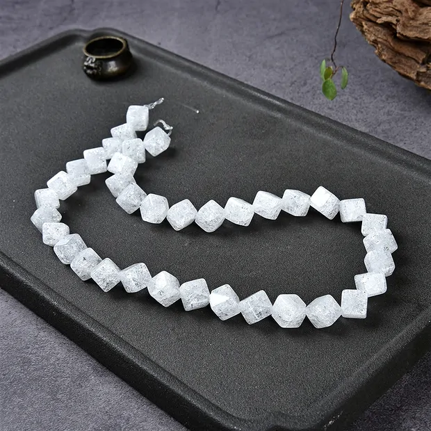 Strang Würfel, Crashed Crystal, 08mm | Schreier Edelsteine, Heilsteine & Schmuck