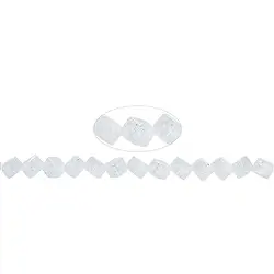 142610200320 Strang Würfel, Crashed Crystal, 08mm | Schreier Edelsteine, Heilsteine & Schmuck