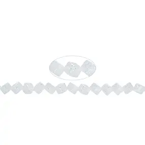 Strang Würfel, Crashed Crystal, 08mm | Schreier Edelsteine, Heilsteine & Schmuck