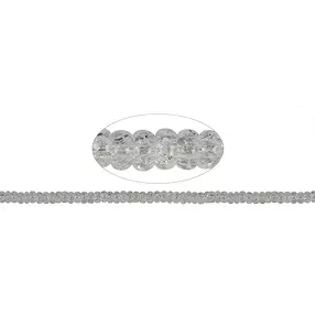 Button strand, Crashed Crystal, 04 x 06mm | wholesaler gems & healing stones