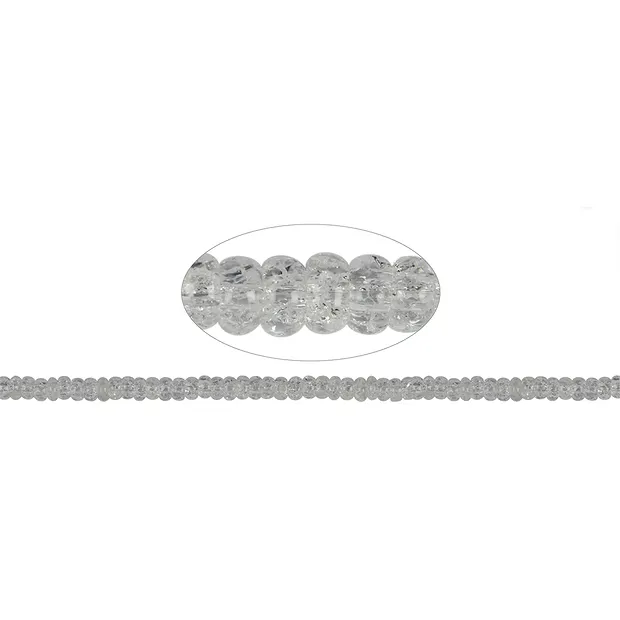 Strang Button, Crashed Crystal, 04 x 06mm | GH Edelsteine, Heilsteine & Schmuck