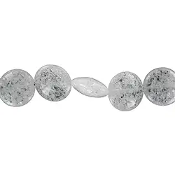 142610317520 Strand Disc, Crashed Crystal, 20 x 09mm | wholesaler gems & healing stones
