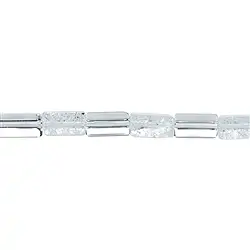 142610400420 Prism strand, Rock Crystal / Crashed Crystal, 16x10mm | Marco Schreier