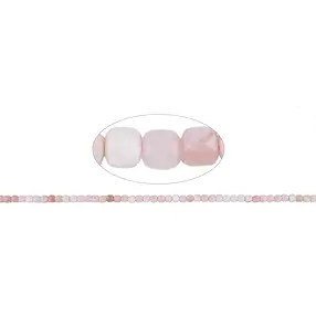 Rang de collier, opale des Andes (rose), 04mm, facetté (39cm) | Marco Schreier
