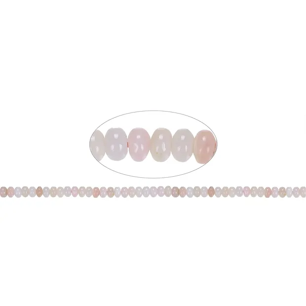 Filo di bottoni, Opale andino, 04 x 06 mm | grossista gemme e pietre curative