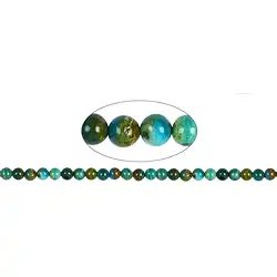 142630100820 String Beads, Andean Opal (green), 09-09,5mm | wholesaler gems & healing stones