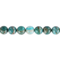 142630100920 String Beads, Andean Opal (green), 10-10.5mm (39cm) | Marco Schreier