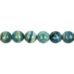 142630101020 String Beads, Andean Opal (green), 12mm | wholesaler gems & healing stones