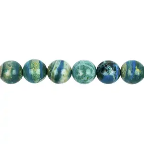 Filo di perline, Opale andino (verde), 12 mm | grossista gemme e pietre curative