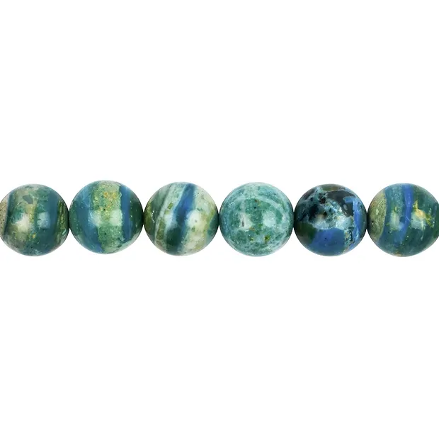 Filo di perline, Opale andino (verde), 12 mm | grossista gemme e pietre curative