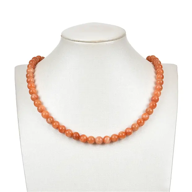 Strang Kugeln, Calcit (rot), 08mm (39cm) | GH Edelsteine, Heilsteine & Schmuck