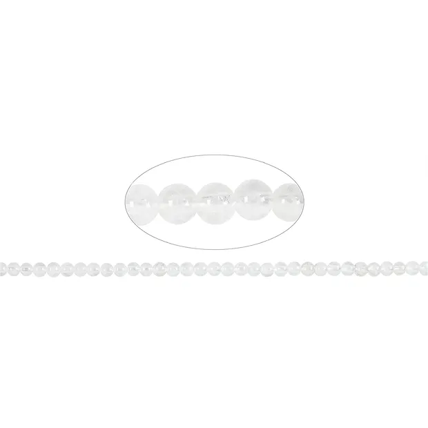 String Beads, Labrodorite (white) A, 03 - 04mm (39cm) | Marco Schreier