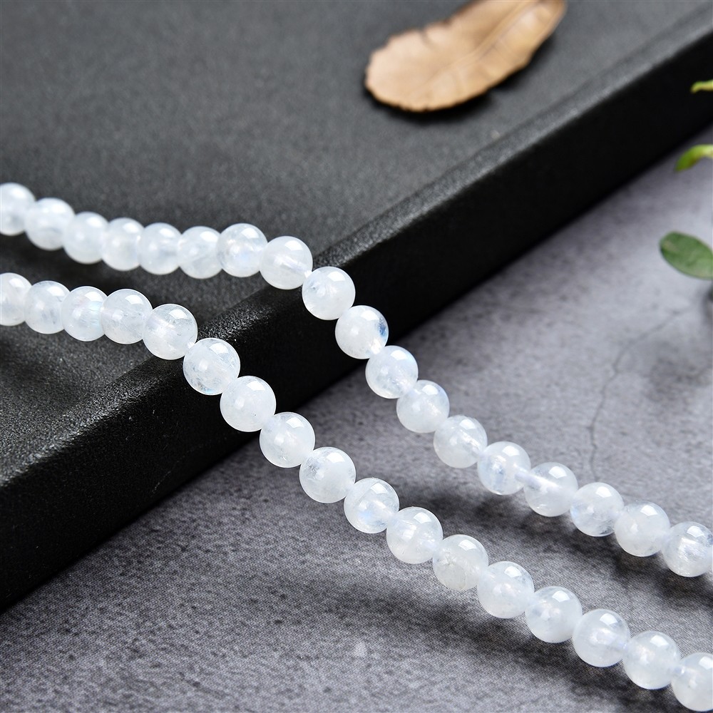 Strang Kugeln, Labradorit (weiß) A, 05mm | GH Edelsteine, Heilsteine & Schmuck