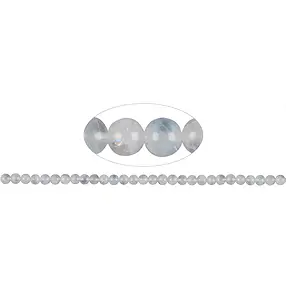 String Beads, Labrodorite (white) A, 05mm | wholesaler gems & healing stones