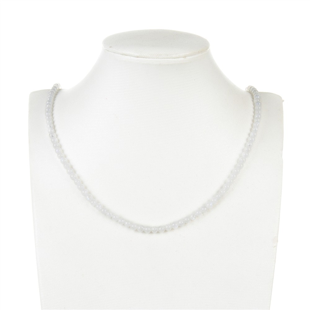 Filo di perline, Labradorite (bianca), 04-05 mm (39 cm) | Marco Schreier