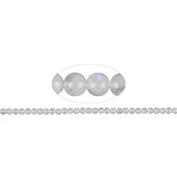 142680109220 String Beads, Labrodorite (white), 04-05mm (39cm) | Marco Schreier