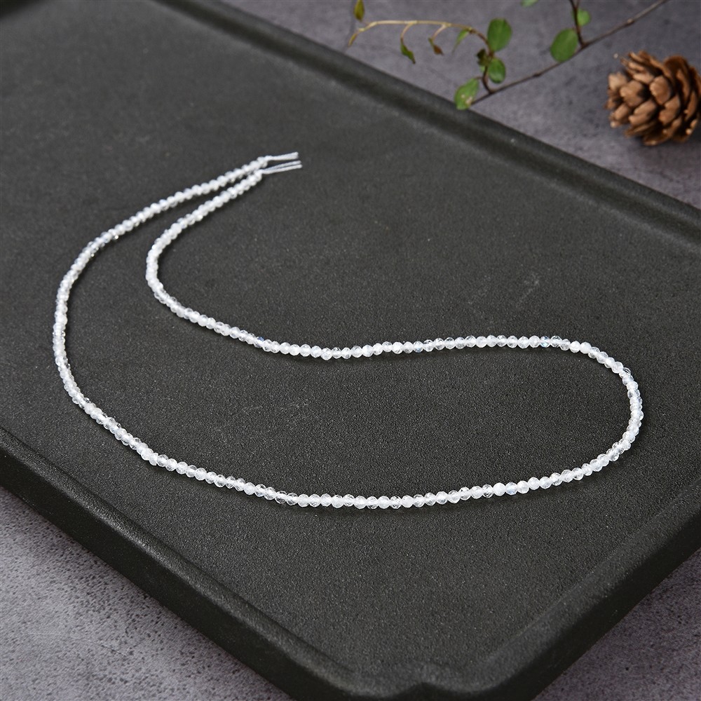 Filo di perline, Labradorite (bianca), sfaccettato, 02mm (39cm)  | Marco Schreier